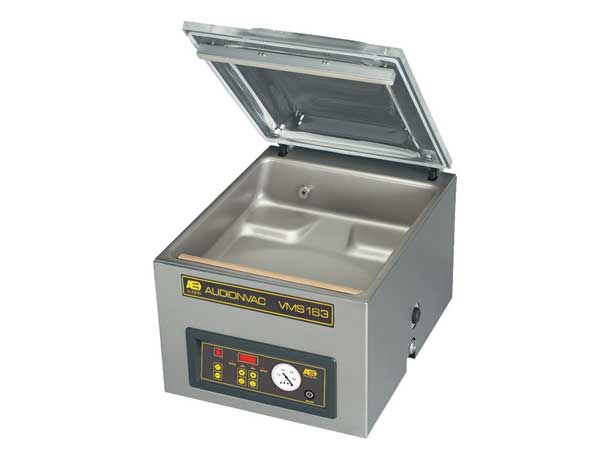 配備21 m3 / h強(qiáng)大的Busch普旭真空泵，高品質(zhì)的真空室包裝機(jī)。