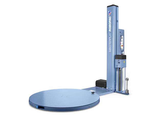 冷庫(kù)專用的半自動(dòng)纏繞膜包裝機(jī)，用于食品行業(yè)、低溫環(huán)境 -30℃