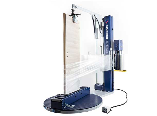 標(biāo)準(zhǔn)的特大轉(zhuǎn)盤，半自動(dòng)纏繞膜包裝機(jī)，創(chuàng)新的多級(jí)控制功能！