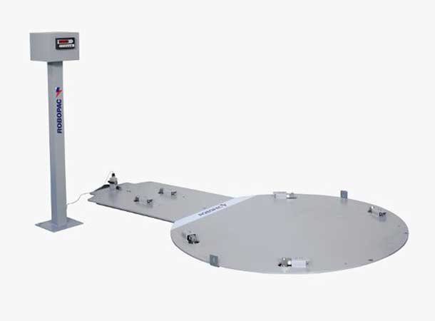 標(biāo)準(zhǔn)的特大轉(zhuǎn)盤，半自動(dòng)纏繞膜包裝機(jī)，創(chuàng)新的多級(jí)控制功能！