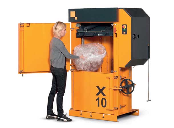 小型高效的廢棄物壓縮打包機