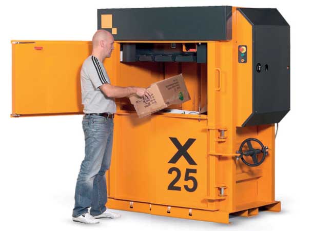 中型高效的廢棄物壓縮打包機