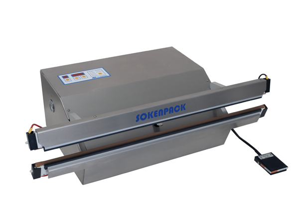 MV 真空封口包裝機（脈沖式），用于密封柔性袋子。