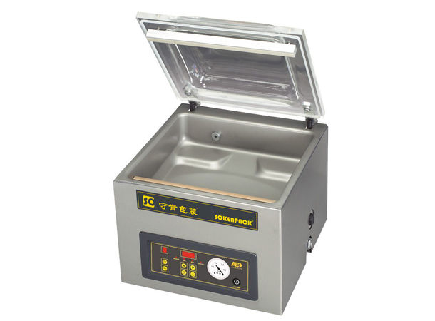 守肯最受歡迎的臺(tái)式真空室封口機(jī)，配有強(qiáng)大的 21 m3/h 泵