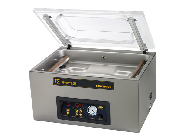 守肯VMS桌面系列中最大的真空室，表配有 2 個(gè)密封棒，可實(shí)現(xiàn)最大包裝產(chǎn)能