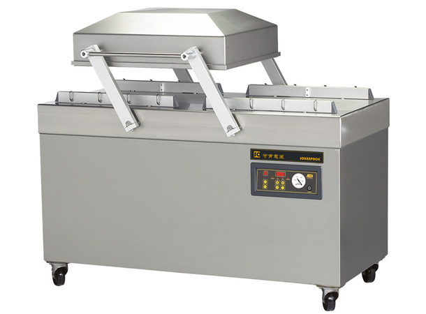 雙真空室包裝機(jī)，配有強(qiáng)大的 100 m3/h 真空泵